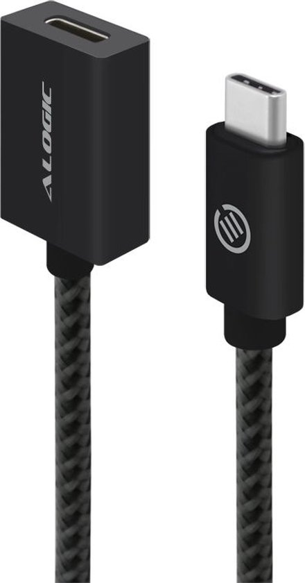 ALOGIC MU31CC-EXT-050BLK USB-kabel USB 3.2 Gen 2 (3.1 Gen 2) 0,5 m USB C Zwart