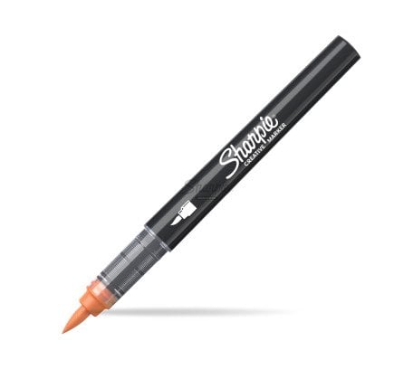 Sharpie 2218112 markeerstift 1 stuk(s) Borstelpunt Oranje