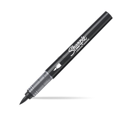Sharpie 2218069 markeerstift 1 stuk(s) Borstelpunt Zwart