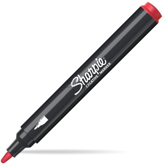 Sharpie 2218119 markeerstift 1 stuk(s) Rood