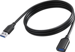 VISION 2 m Black USB 3.0 extension cable
