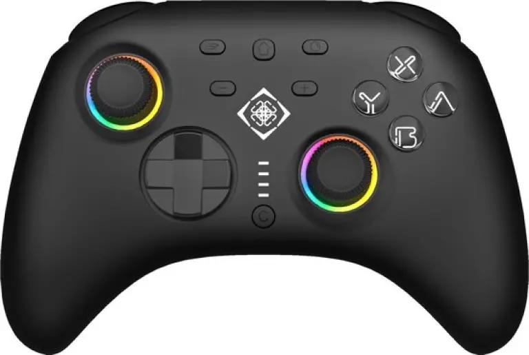 Deltaco Gaming GAM-198 game controller Zwart Bluetooth/USB Gamepad Nintendo Switch, Nintendo Switch 2, Nintendo Switch OLED, Android