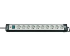 Brennenstuhl 1951500100 power uitbreiding 3 m 10 AC-uitgang(en) Binnen Zwart, Lichtgroen