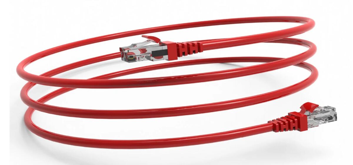 INCA Patchkabel RJ45 Cat6 UTP 250mhz 0.50m rood