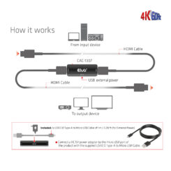 CLUB3D HDMI Active 4K60Hz Repeater F/F - Afbeelding 6