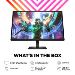 OMEN by HP 27 inch QHD 240 Hz gaming monitor - OMEN 27qs - Afbeelding 20