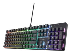 Trust GXT 871 Zora Gaming Toetsenbord - Mechanisch toetsenbord – QWERTY US-indeling – RGB-verlichting – Zwart - Afbeelding 2