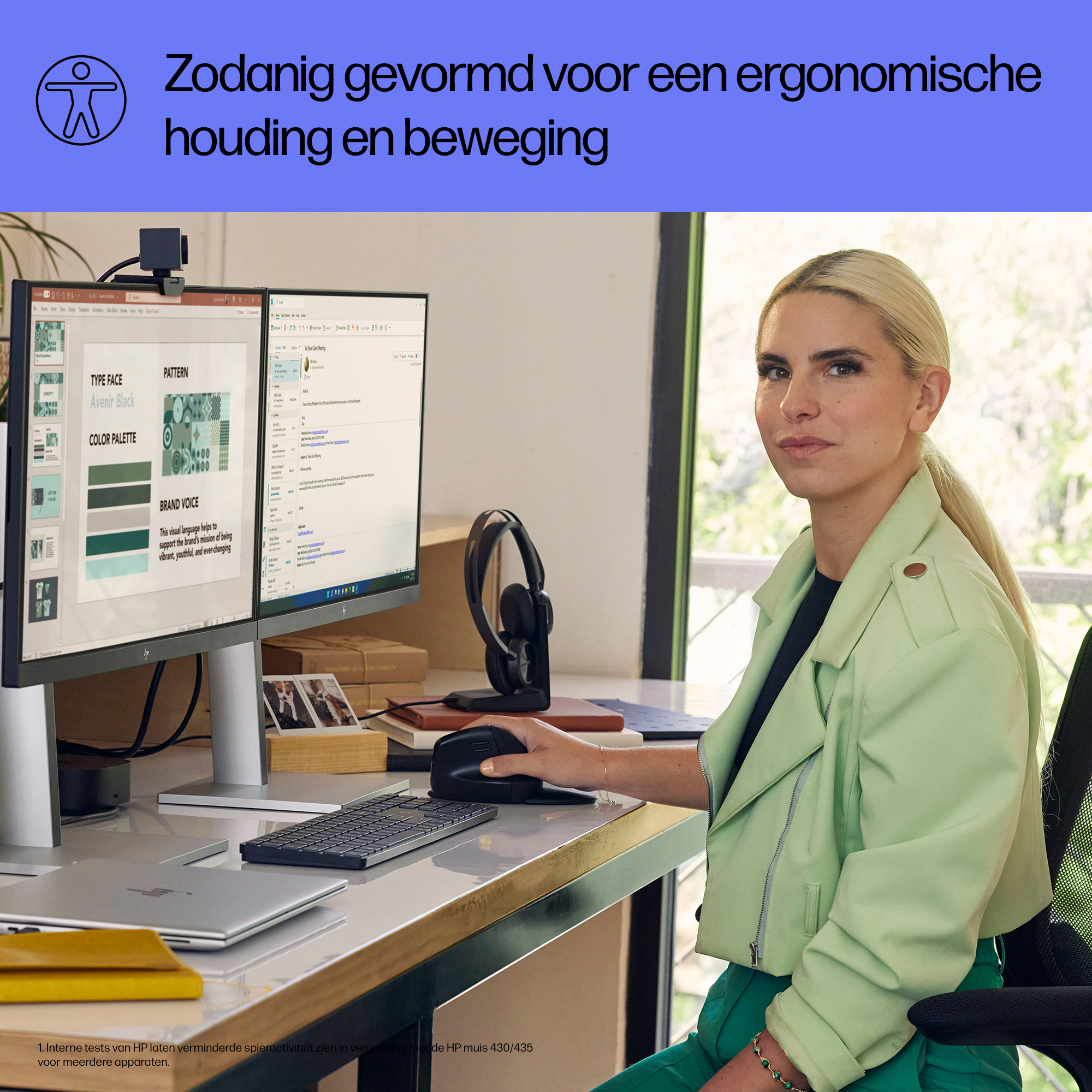 HP 925 ergonomische verticale muis - Afbeelding 9