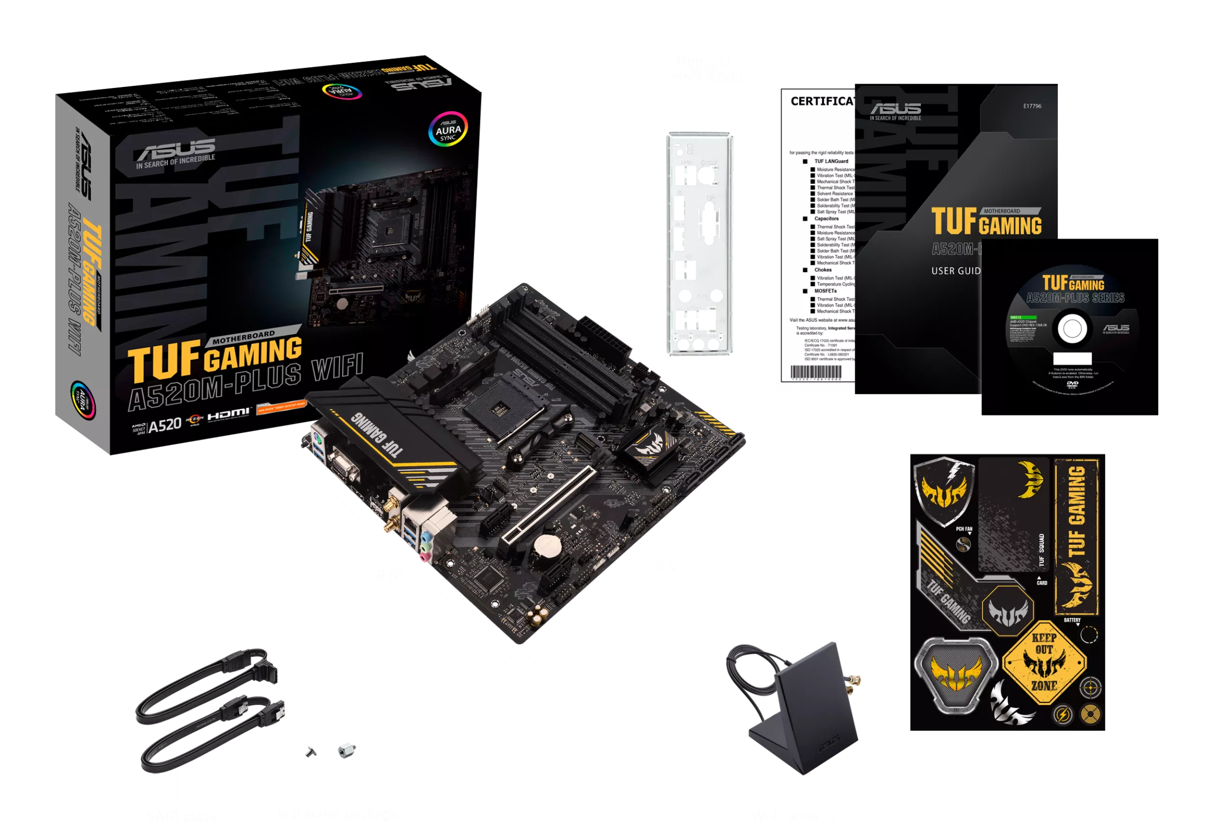 ASUS TUF GAMING A520M-PLUS WIFI AMD A520 Socket AM4 micro ATX - Afbeelding 7