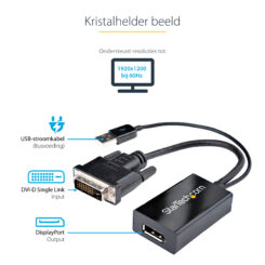 StarTech.com DVI naar DisplayPort adapter met USB Power 1920 x 1200 - Afbeelding 13