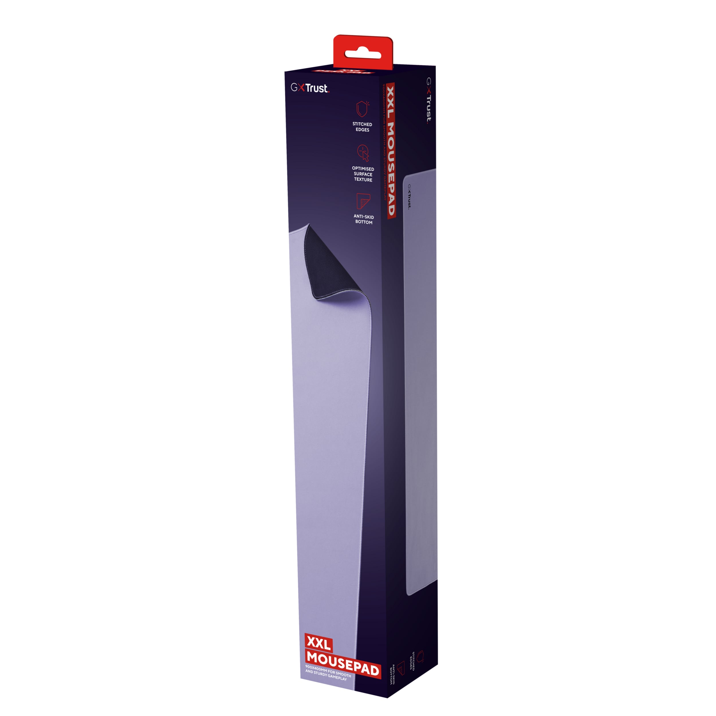 Trust GXT 759P Gaming Muismat - gaming muismat – Glad oppervlak – Paars - Afbeelding 7