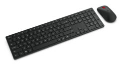 Lenovo 4X31S04843 toetsenbord Inclusief muis Kantoor RF-draadloos + Bluetooth Frans, Duits Zwart - Afbeelding 3