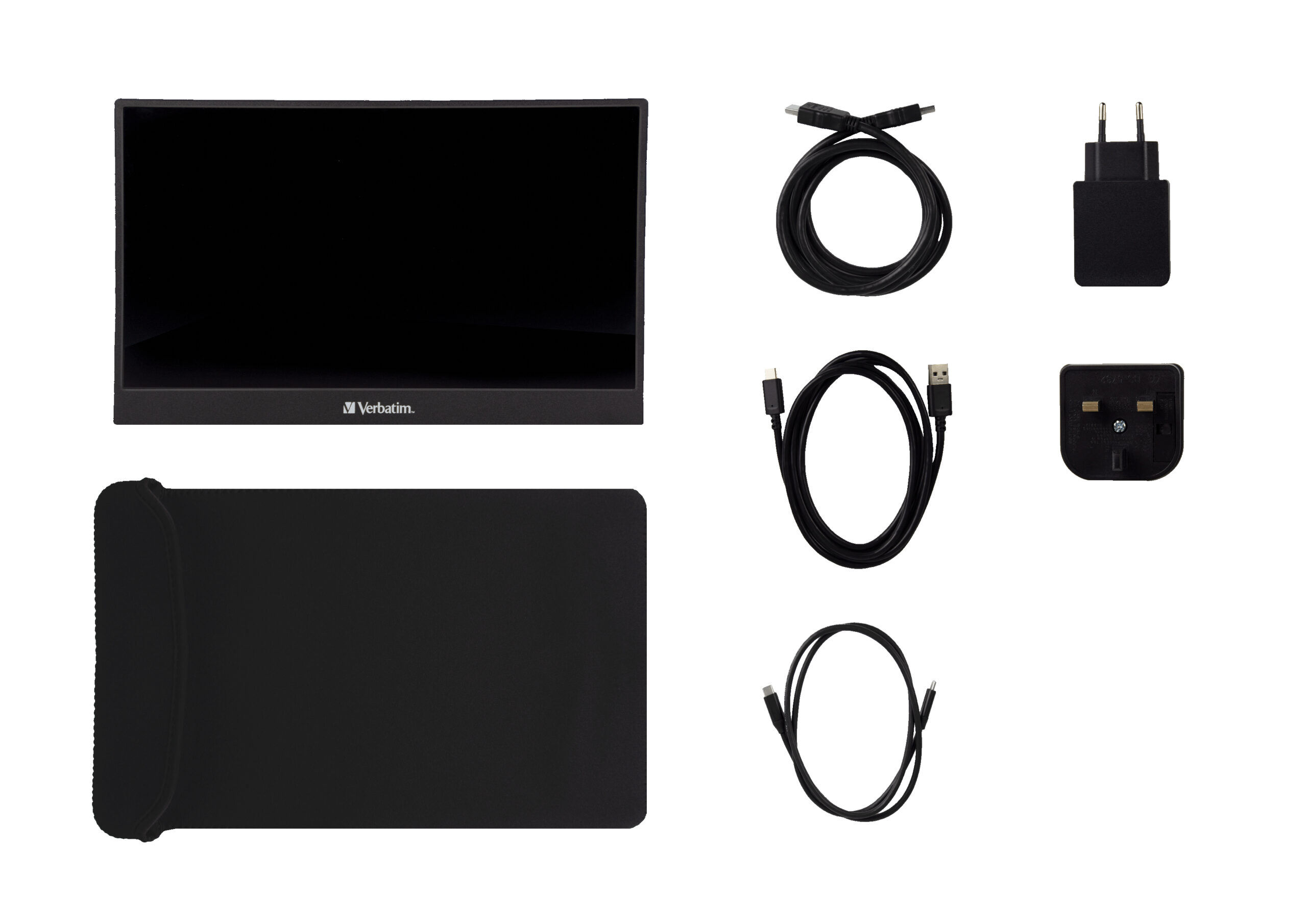 Verbatim 49590 computer monitor 35,6 cm (14") 1920 x 1080 Pixels Full HD LCD Zwart - Afbeelding 4