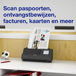 Epson ES-C380W compacte A4-documentscanner met Wi-Fi-connectiviteit en U-traject - Afbeelding 9