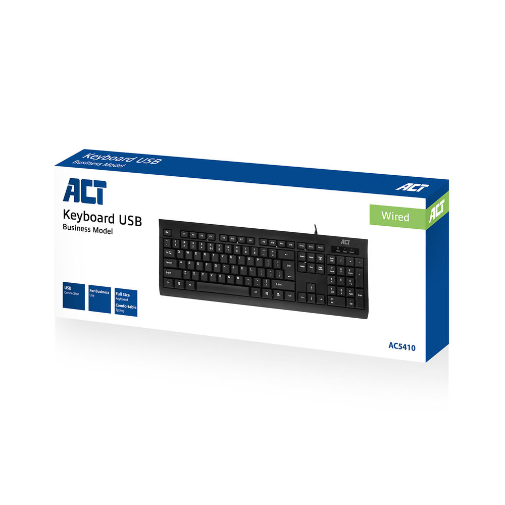 ACT Business toetsenbord USB (Qwerty/US layout) - Afbeelding 3