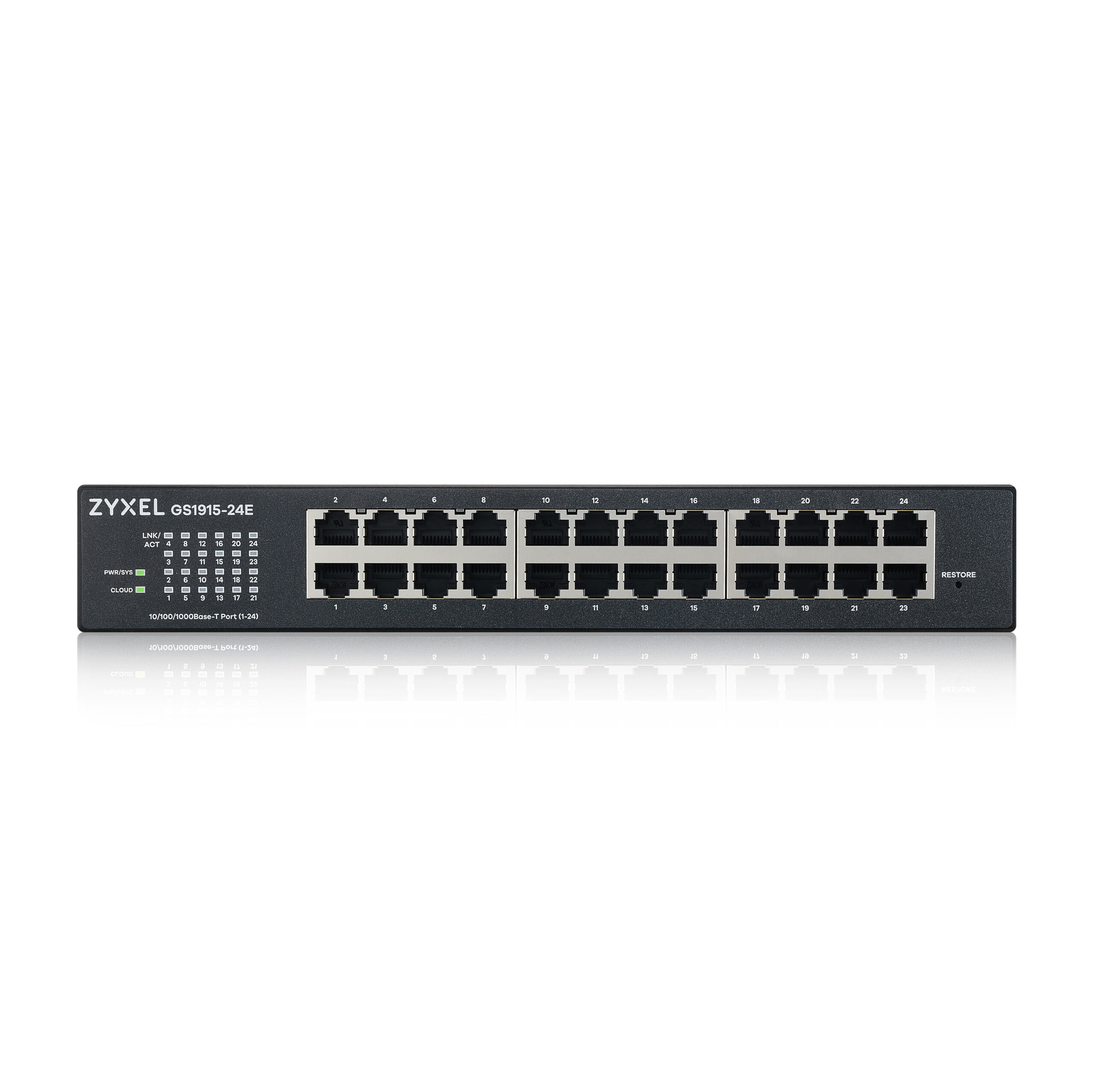 Zyxel GS1915-24E Managed L2 Gigabit Ethernet (10/100/1000) 1U Zwart - Afbeelding 3