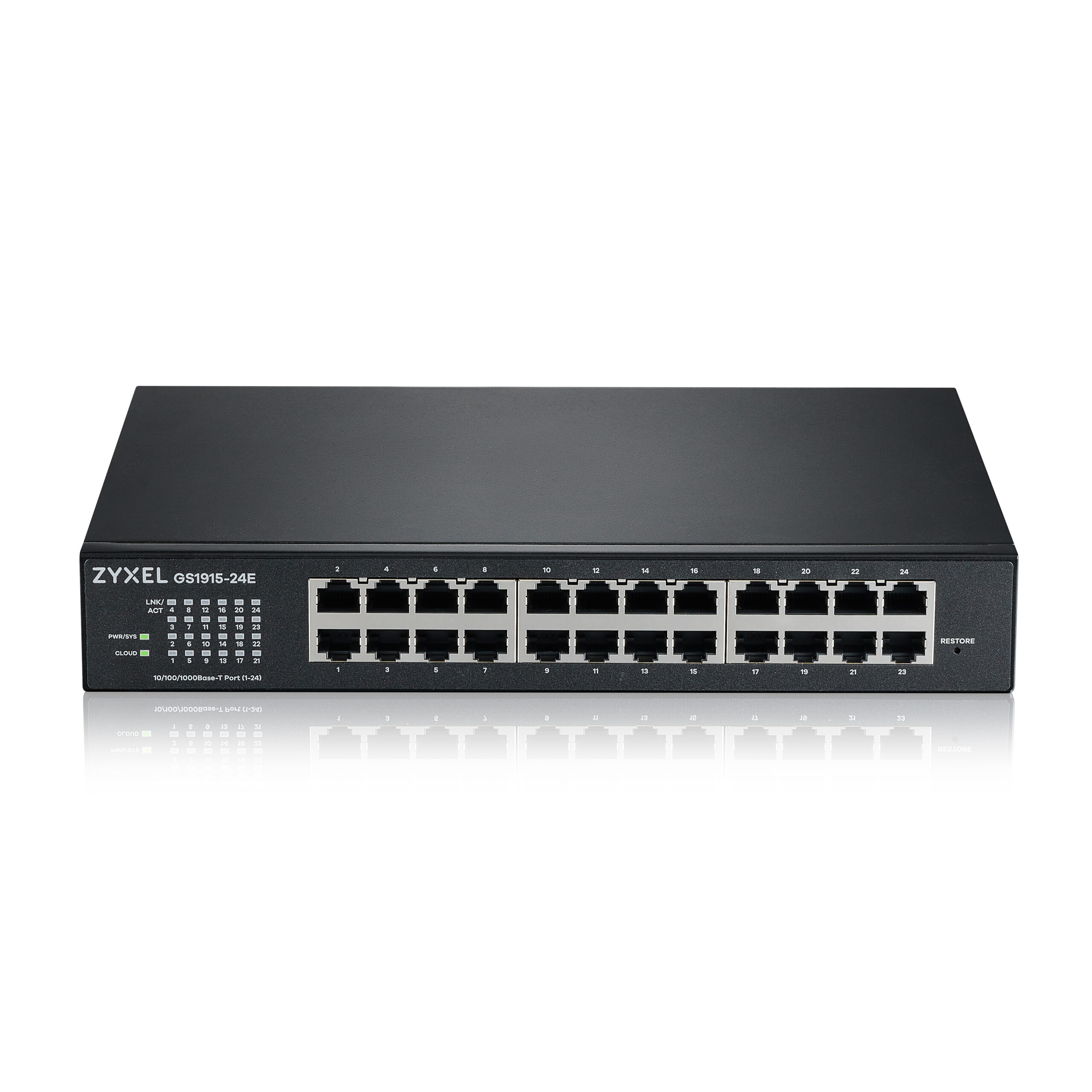 Zyxel GS1915-24E Managed L2 Gigabit Ethernet (10/100/1000) 1U Zwart - Afbeelding 4