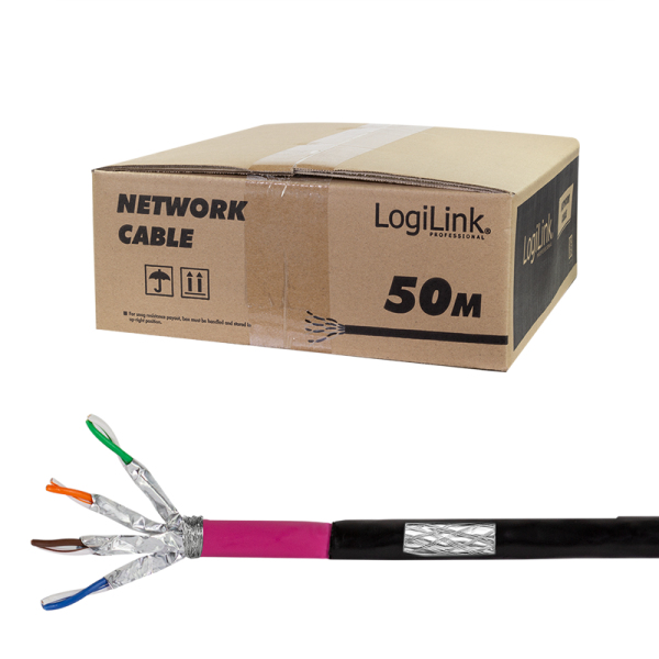 LogiLink CPV0081 netwerkkabel Zwart 50 m Cat7 S/FTP (S-STP) - Afbeelding 6