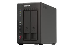 QNAP TS-253E NAS Tower Intel® Celeron® J6412 8 GB 0 TB QNAP QTS Zwart - Afbeelding 2