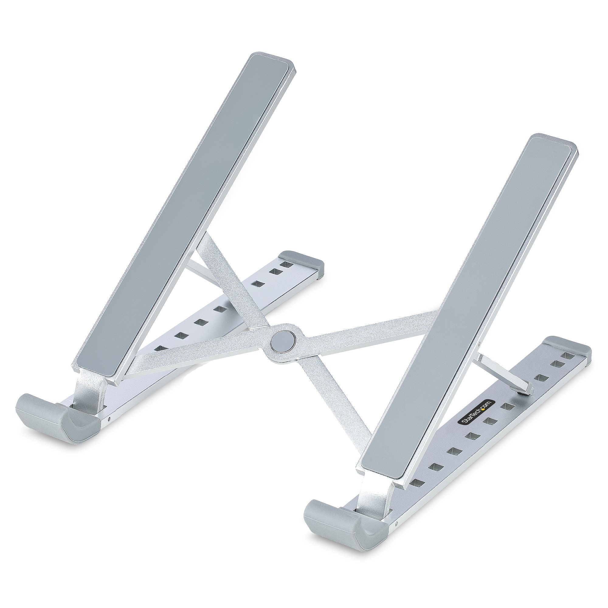StarTech.com Inklapbare Laptopstandaard, Verstelbare Hoek, Ergonomische Laptophouder, Draagvermogen 10Kg, Ventileren/Kantelen/Verhogen, Aluminium Tablet/Laptop Steun/Riser/Staander - Afbeelding 2
