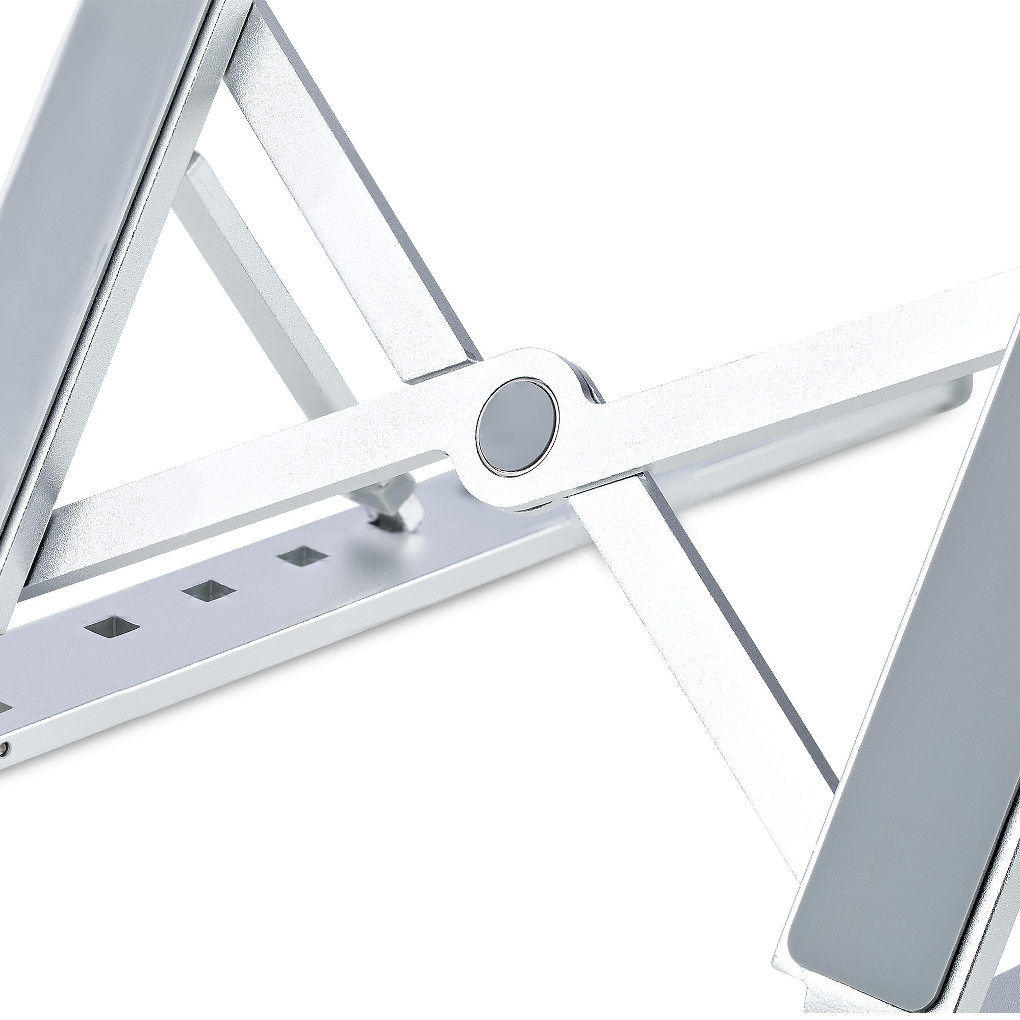 StarTech.com Inklapbare Laptopstandaard, Verstelbare Hoek, Ergonomische Laptophouder, Draagvermogen 10Kg, Ventileren/Kantelen/Verhogen, Aluminium Tablet/Laptop Steun/Riser/Staander - Afbeelding 10