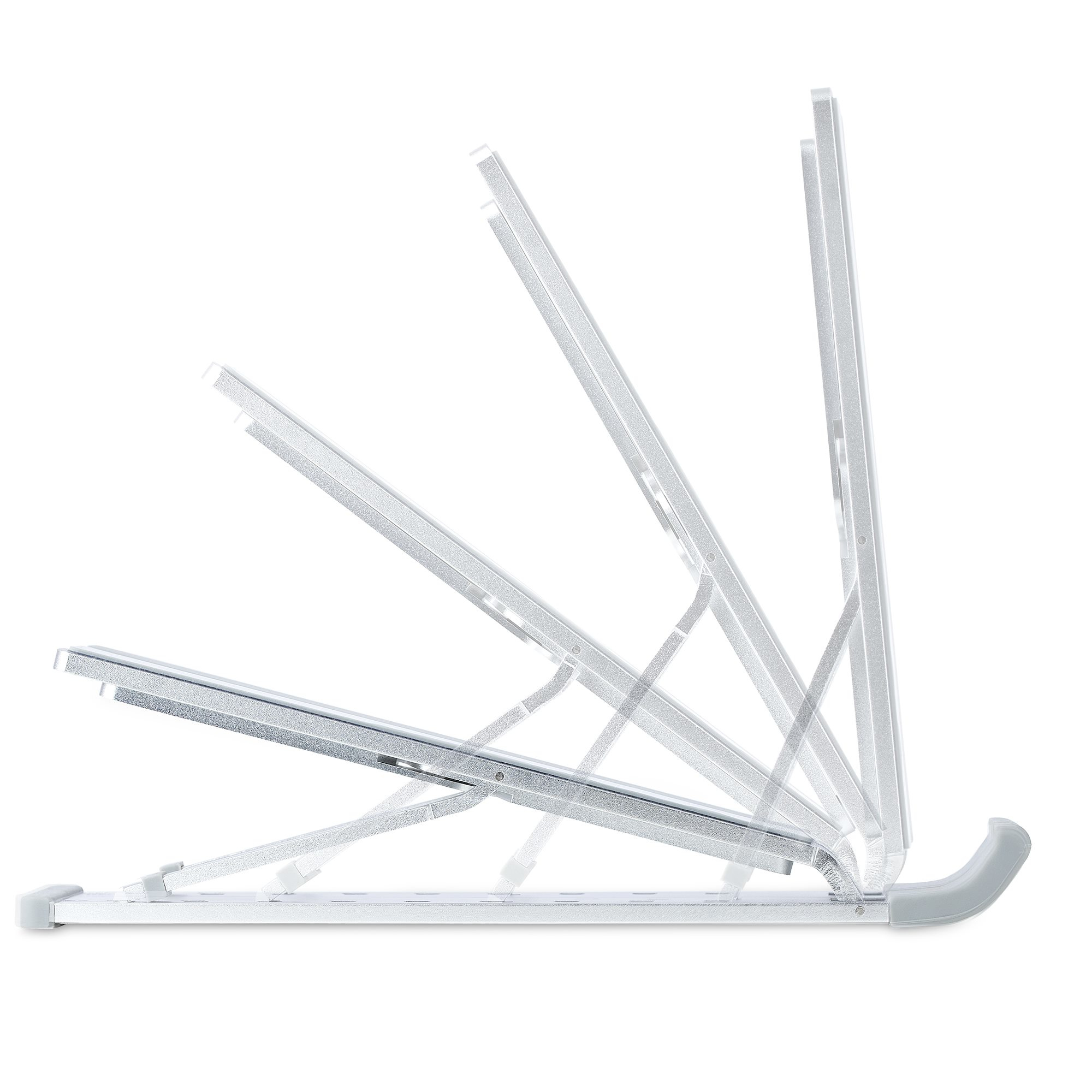 StarTech.com Inklapbare Laptopstandaard, Verstelbare Hoek, Ergonomische Laptophouder, Draagvermogen 10Kg, Ventileren/Kantelen/Verhogen, Aluminium Tablet/Laptop Steun/Riser/Staander - Afbeelding 6