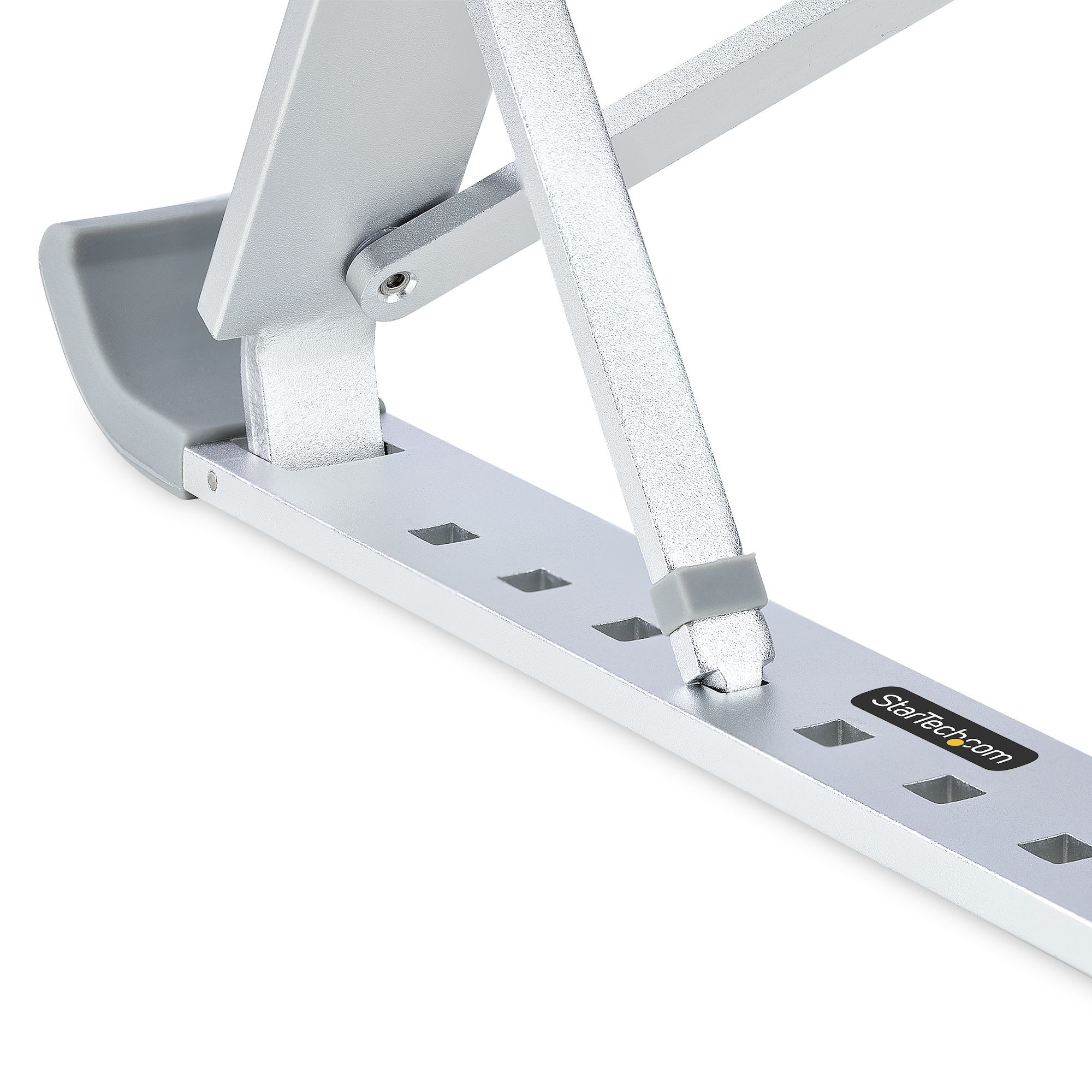 StarTech.com Inklapbare Laptopstandaard, Verstelbare Hoek, Ergonomische Laptophouder, Draagvermogen 10Kg, Ventileren/Kantelen/Verhogen, Aluminium Tablet/Laptop Steun/Riser/Staander - Afbeelding 9