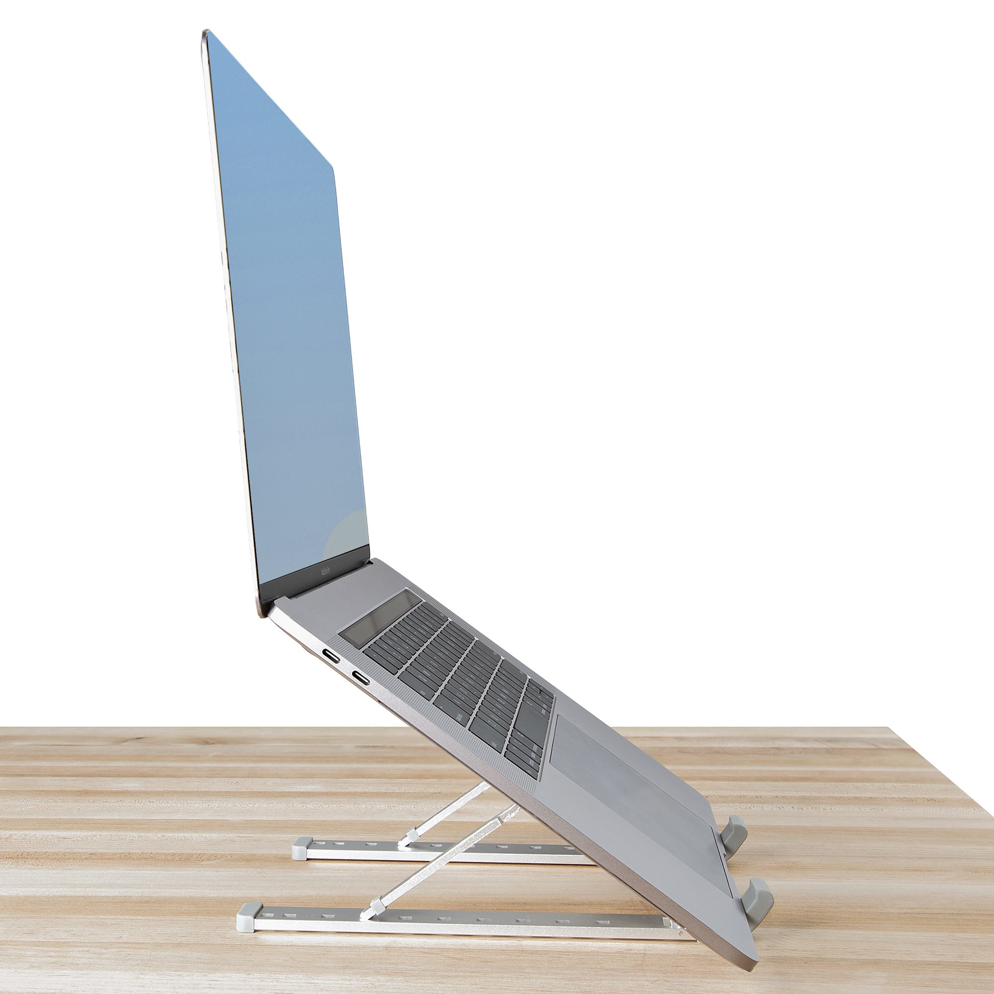 StarTech.com Inklapbare Laptopstandaard, Verstelbare Hoek, Ergonomische Laptophouder, Draagvermogen 10Kg, Ventileren/Kantelen/Verhogen, Aluminium Tablet/Laptop Steun/Riser/Staander - Afbeelding 13