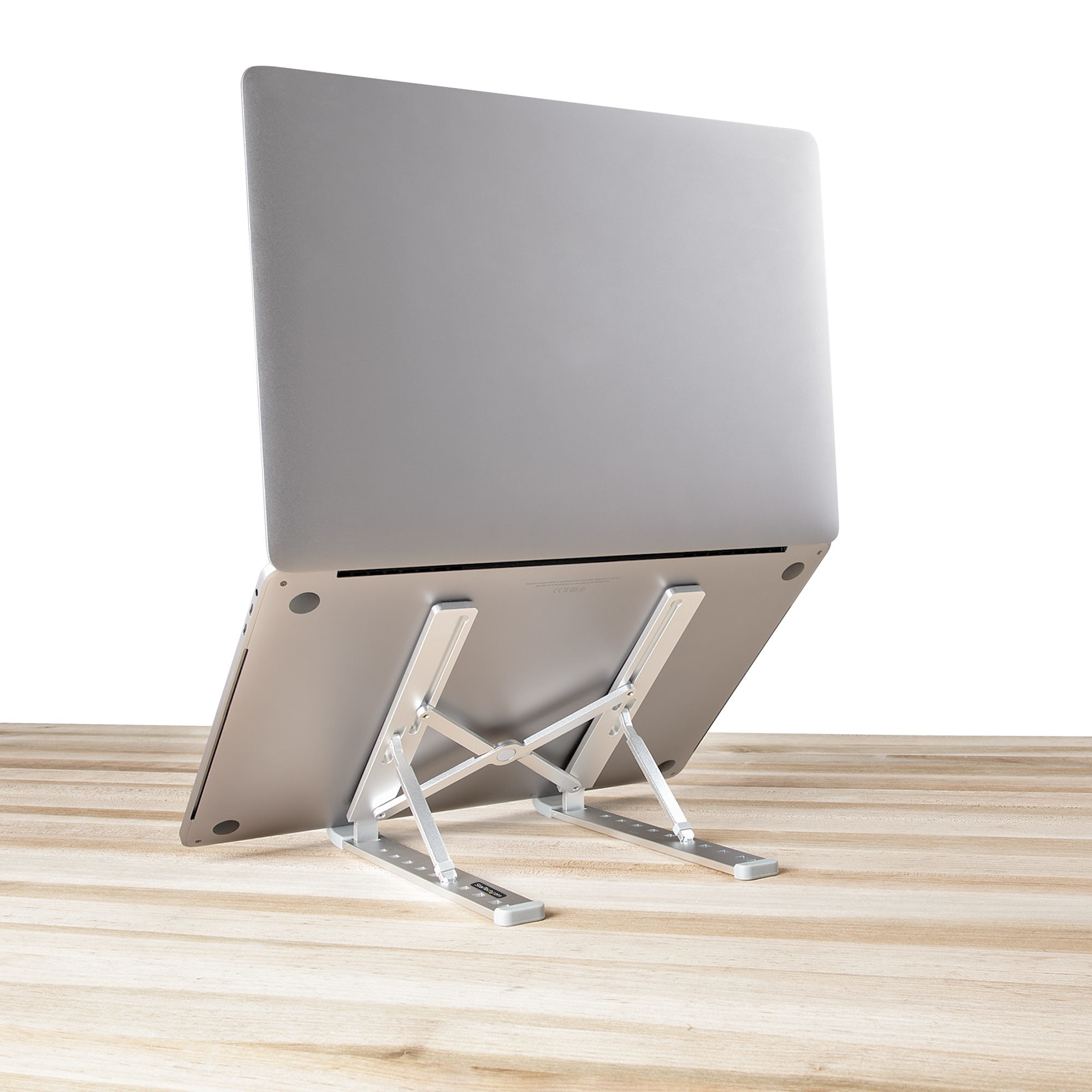 StarTech.com Inklapbare Laptopstandaard, Verstelbare Hoek, Ergonomische Laptophouder, Draagvermogen 10Kg, Ventileren/Kantelen/Verhogen, Aluminium Tablet/Laptop Steun/Riser/Staander - Afbeelding 15
