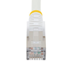 StarTech.com 1.5m CAT6a Ethernet Kabel, Wit, Low Smoke Zero Halogen (LSZH), 10GbE 500MHz 100W PoE++ Snagless RJ-45 S/FTP Netwerk Patch Kabel met Trekontlasting, Fluke Tested/ETL - Afbeelding 5