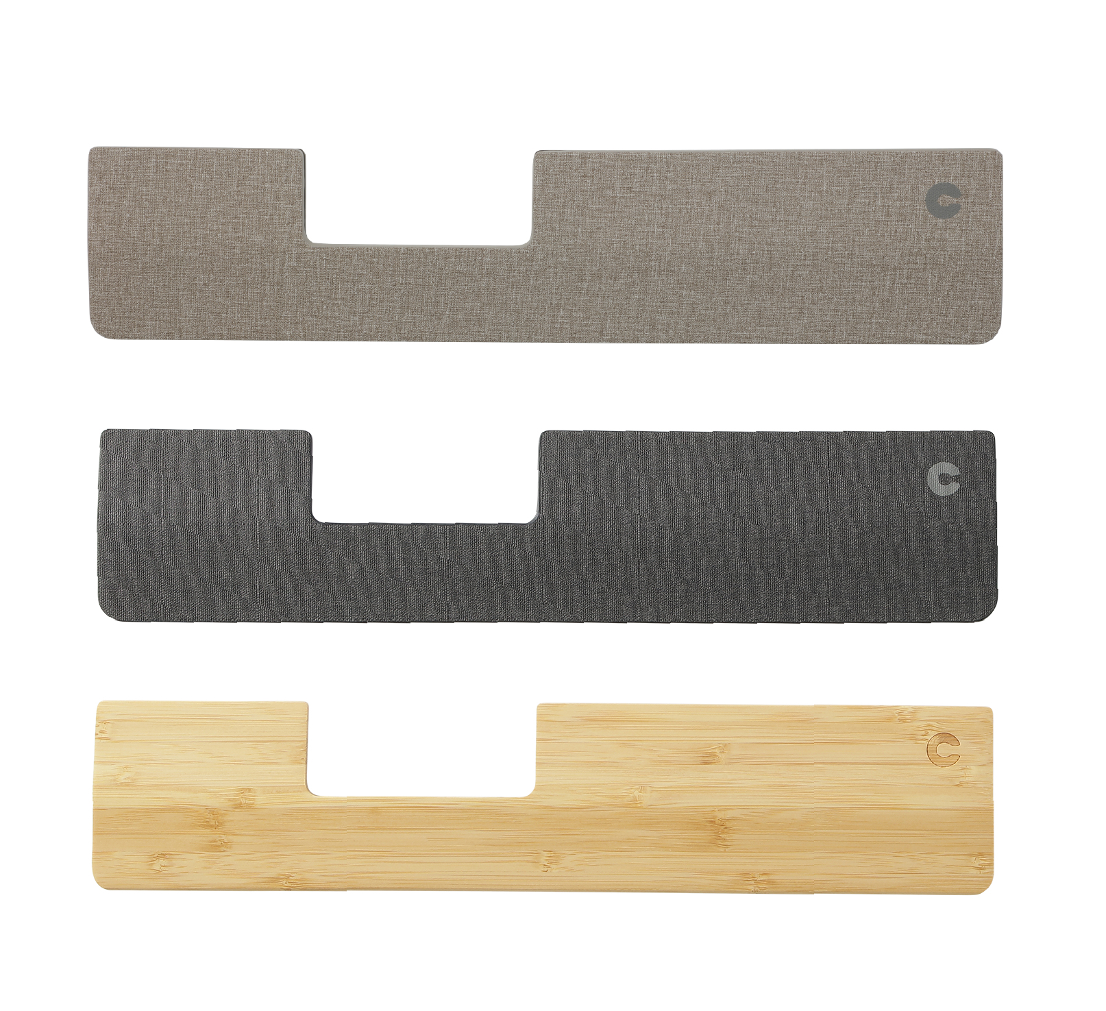 Contour Design The Slim wrist rest, Bamboo Natural - Afbeelding 3