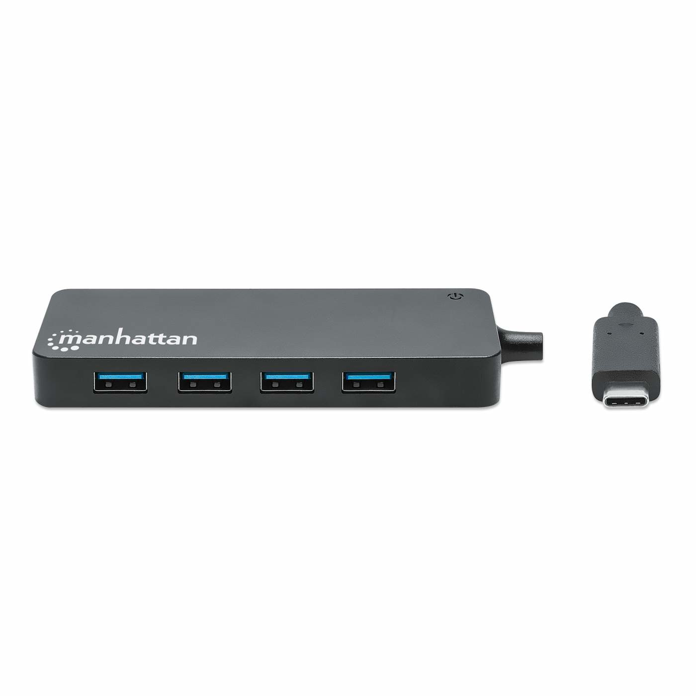 Manhattan 168410 interface hub USB Type-C 5000 Mbit/s Zwart - Afbeelding 6