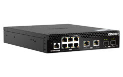 QNAP QSW-M2106R-2S2T netwerk-switch Managed L2 10G Ethernet (100/1000/10000) 1U Zwart - Afbeelding 4
