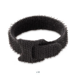 StarTech.com 15cm Kabelbinder Klittenband, 50 Pack, Zwart, Herbruikbare Haak en Lus Kabel Klitteband, Verstelbare en Flexibele Tyraps voor Kabelbeheer - Afbeelding 10