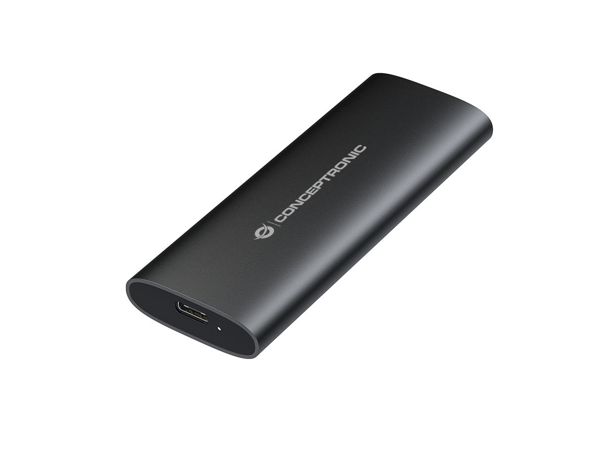 Conceptronic StreamVault DANTE04B behuizing voor opslagstations SDD-behuizing Zwart M.2 - Afbeelding 2