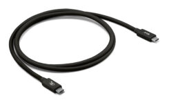 CLUB3D USB 80Gbps Certified 240W 8K240Hz Type-C® 1.2m / 3.94ft Black Cable - Afbeelding 3