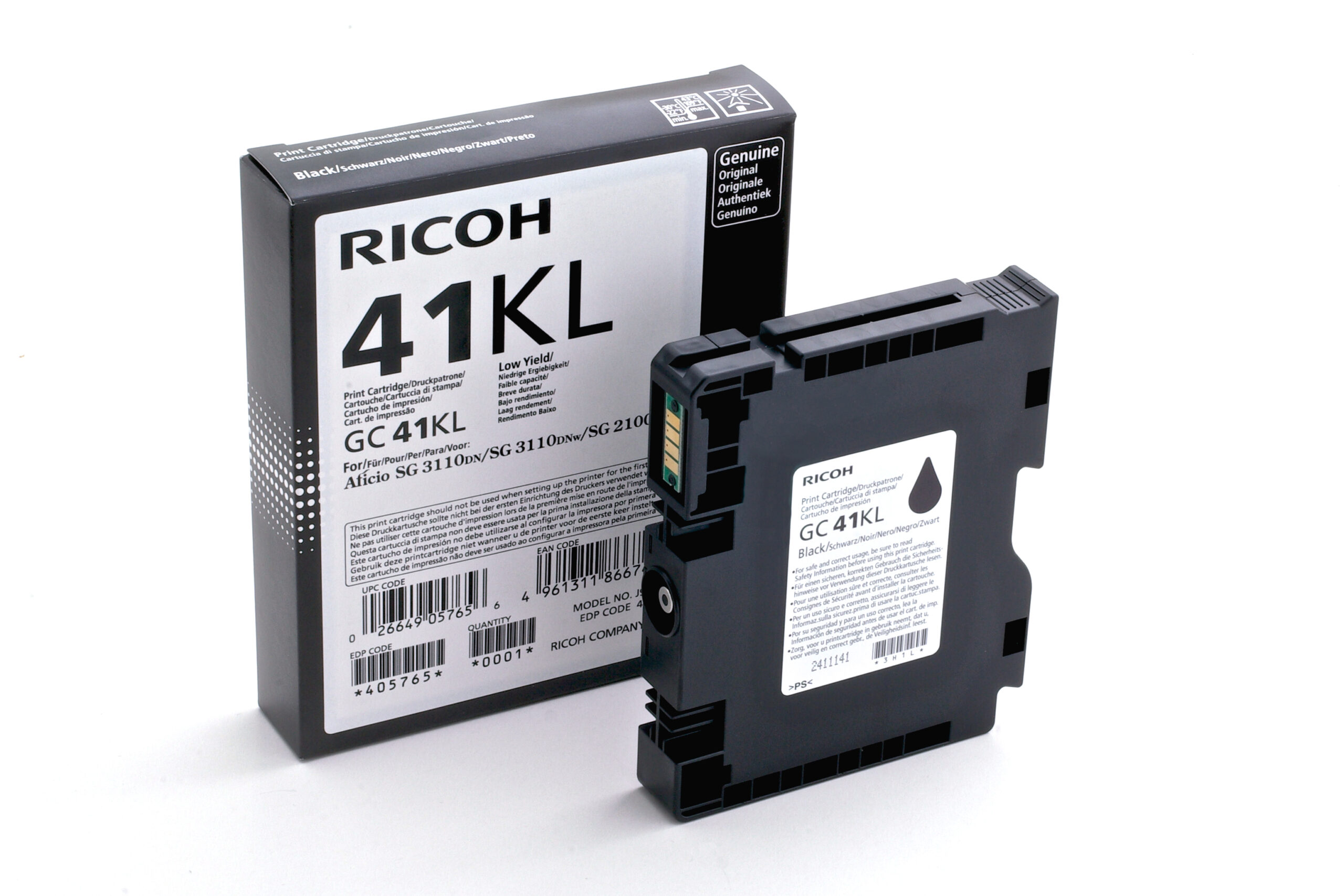 Ricoh 405765 inktcartridge 1 stuk(s) Origineel Zwart - Afbeelding 2