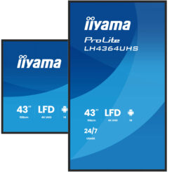 iiyama LH4364UHS-B1AG beeldkrant Digitale signage flatscreen 109,2 cm (43") LED Wifi 500 cd/m² 4K Ultra HD Zwart Type processor Android 24/7 - Afbeelding 6
