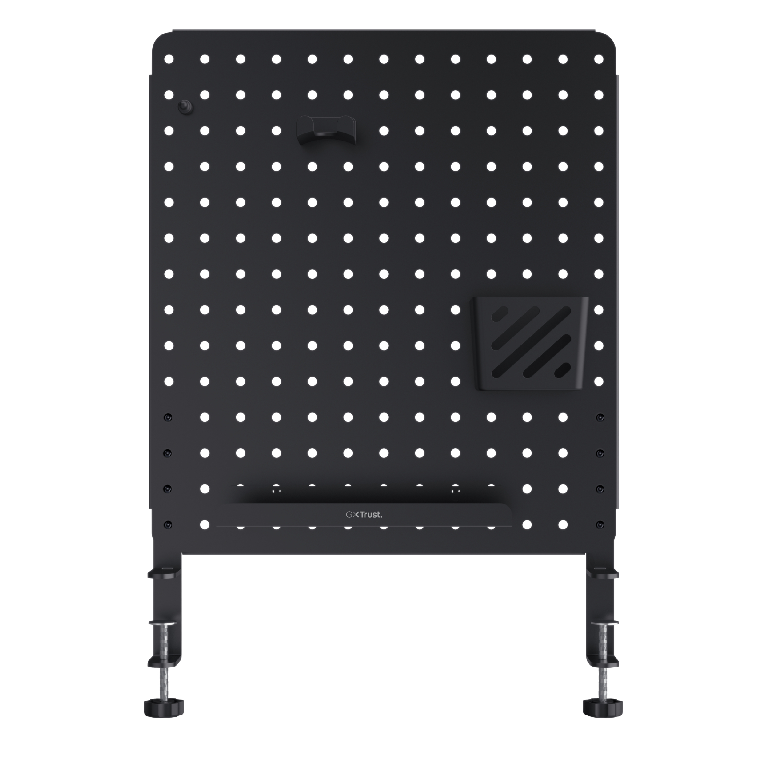Trust GXT 724 Vesto Bureau Accessoire Set - Bureau-organizer set – Met pegboard en accessoires – Gaming setup accessoire – Zwart - Afbeelding 7
