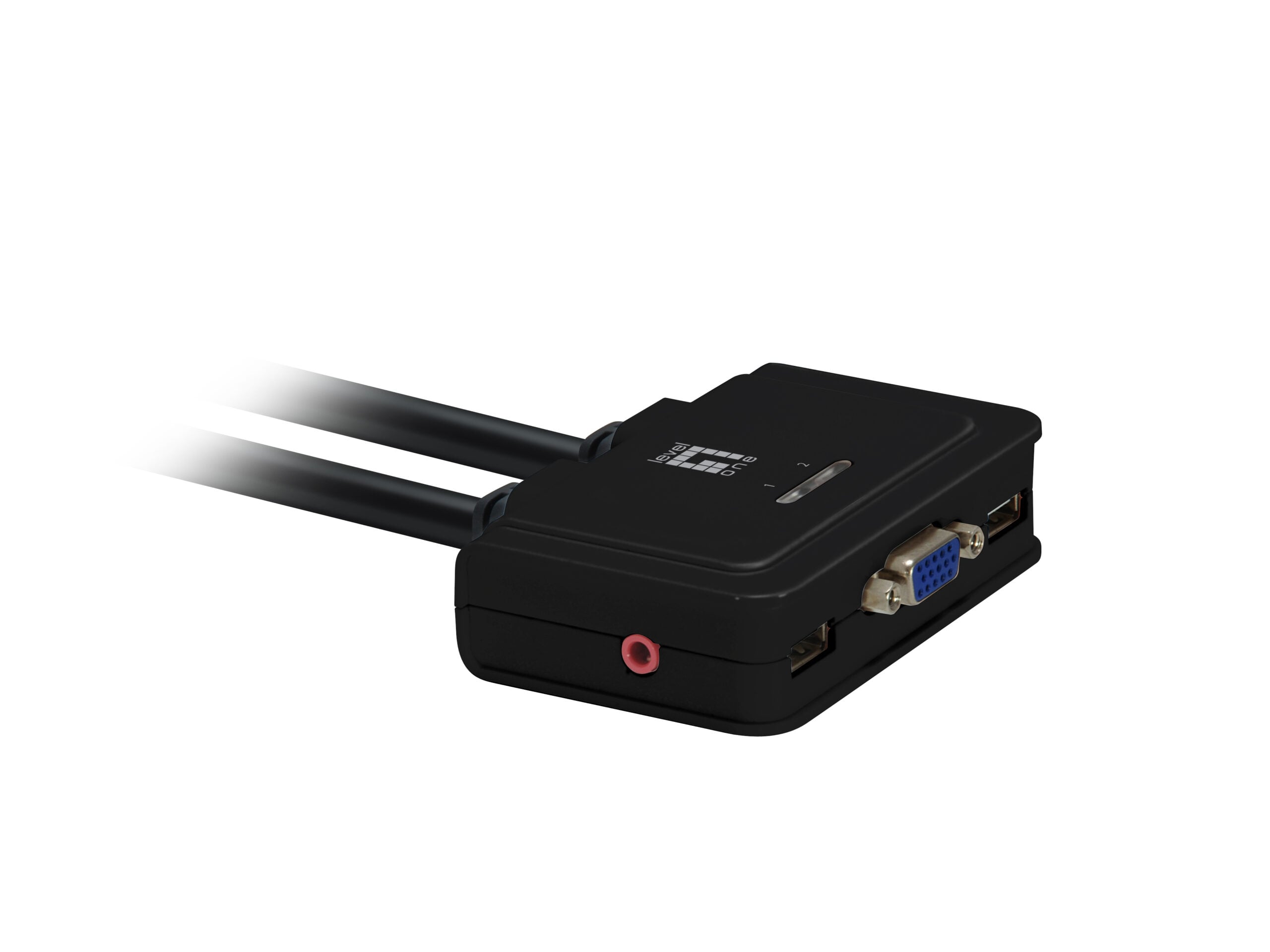 LevelOne KVM-0223 KVM-switch Zwart - Afbeelding 3