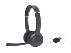 Conceptronic POLONA04BA hoofdtelefoon/headset Hoofdtelefoons Bedraad en draadloos Hoofdband Oproepen/muziek USB Type-C Bluetooth Zwart - Afbeelding 2