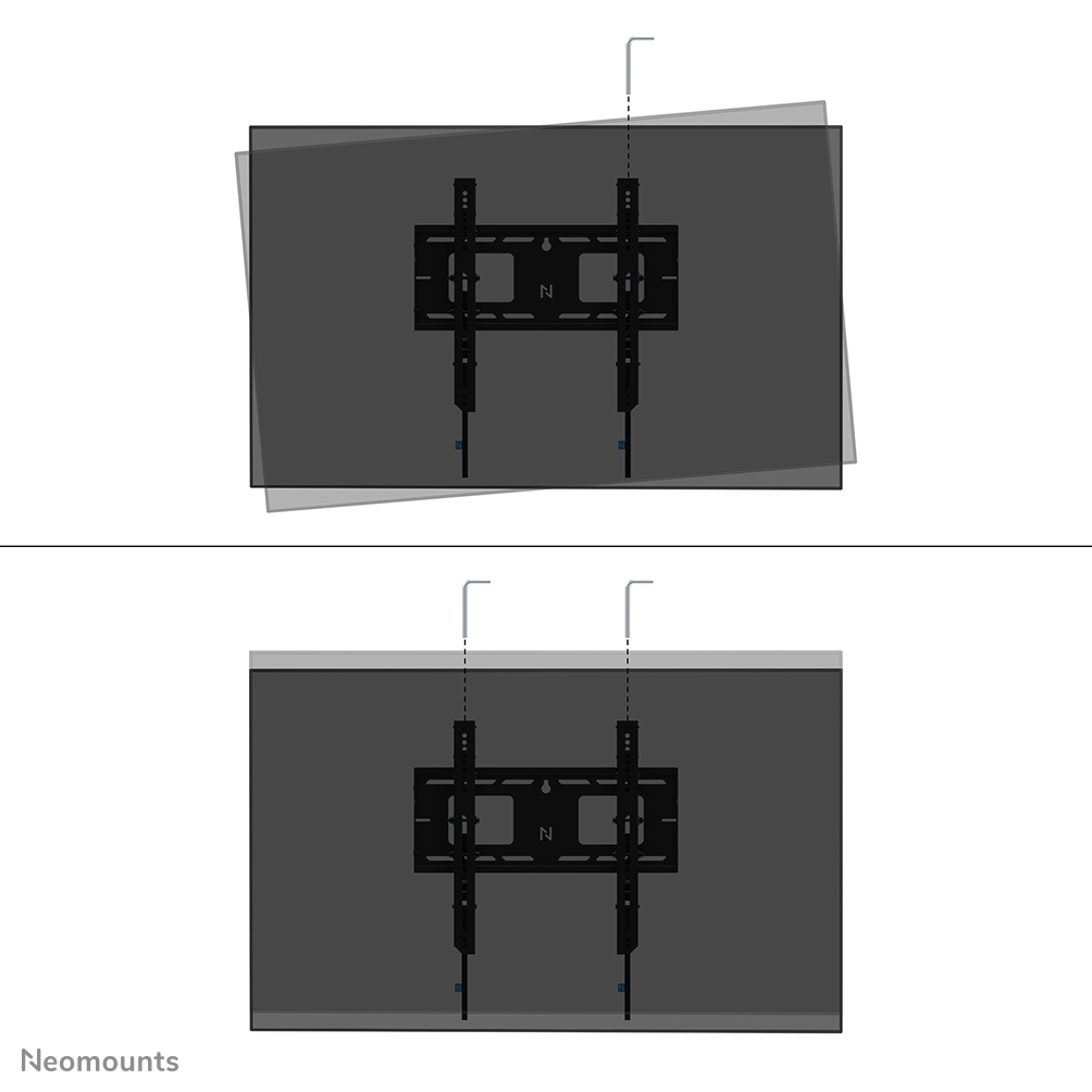 Neomounts WL35-750BL14 Heavy duty muurbeugel 42-75" - kantelbaar - vergrendelbaar - snelle installatie - TÜV - Afbeelding 12