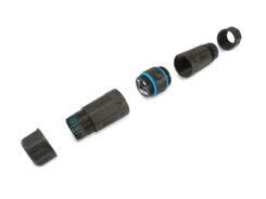 Equip 221172 tussenstuk voor kabels RJ-45 Zwart, Blauw - Afbeelding 3