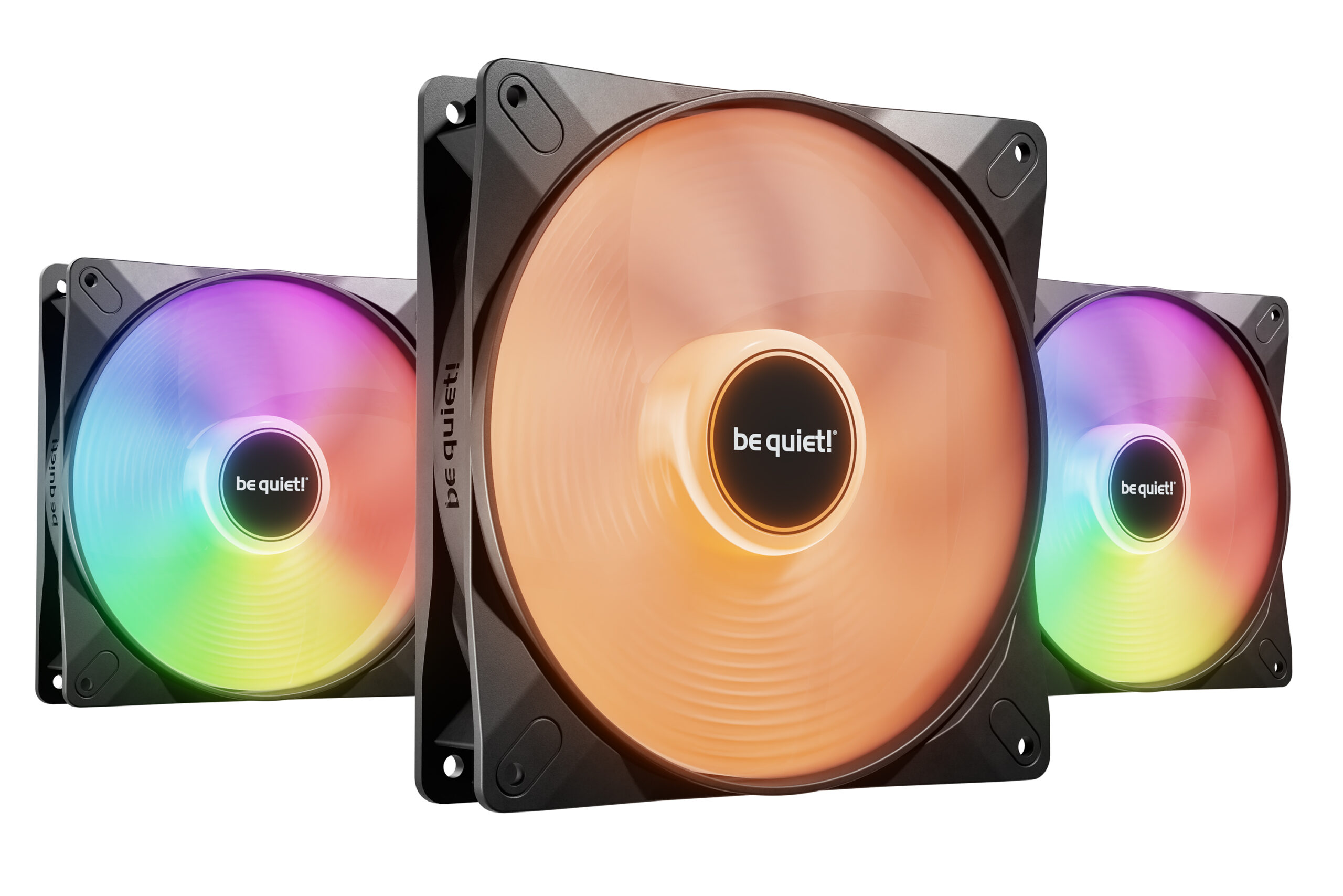 be quiet! LIGHT WINGS LX 140mm PWM 3-Pack Black Computer behuizing Ventilator 14 cm Zwart 3 stuk(s)