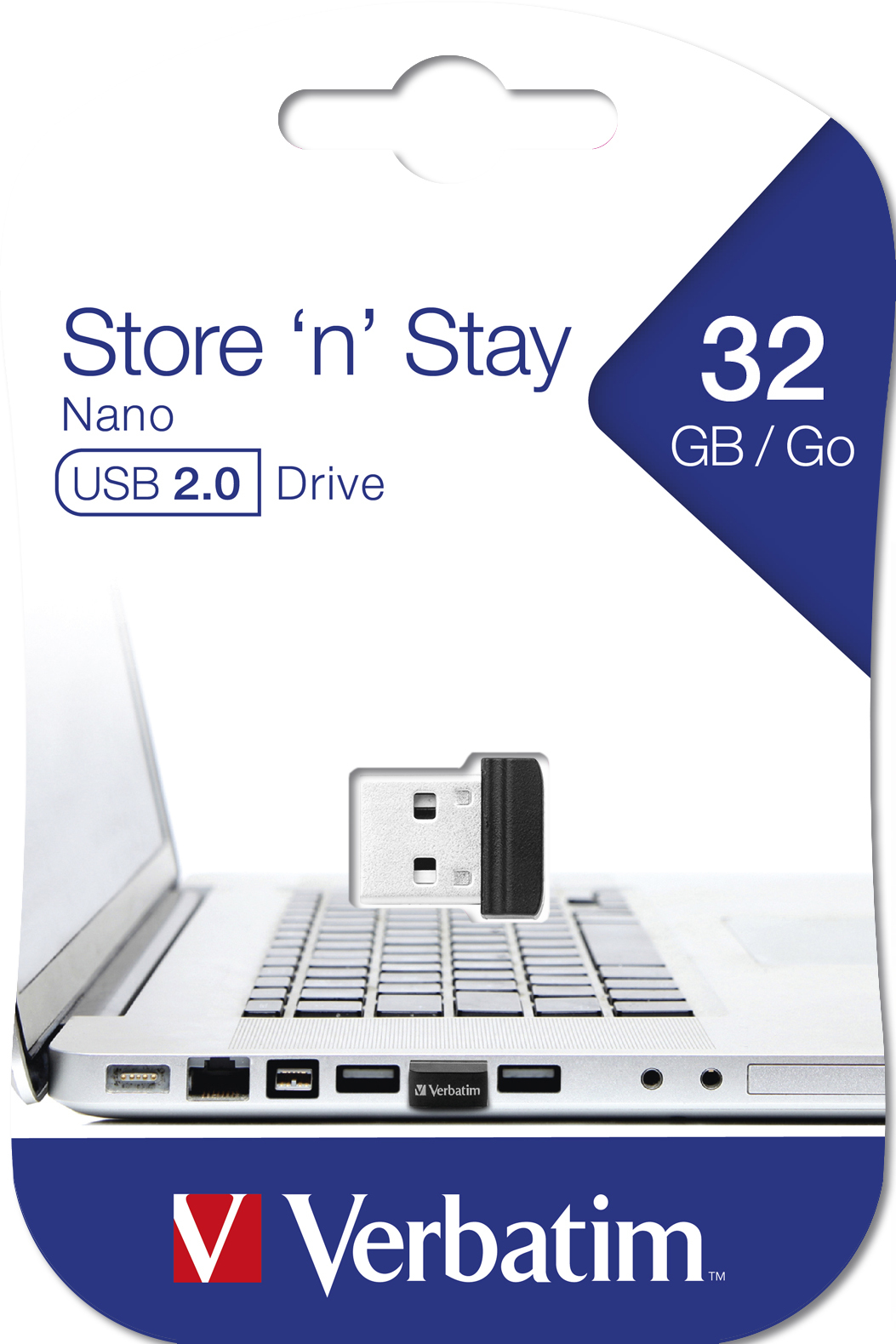 Verbatim Store 'n' Stay NANO - USB-Stick32 GB - Zwart - Afbeelding 9