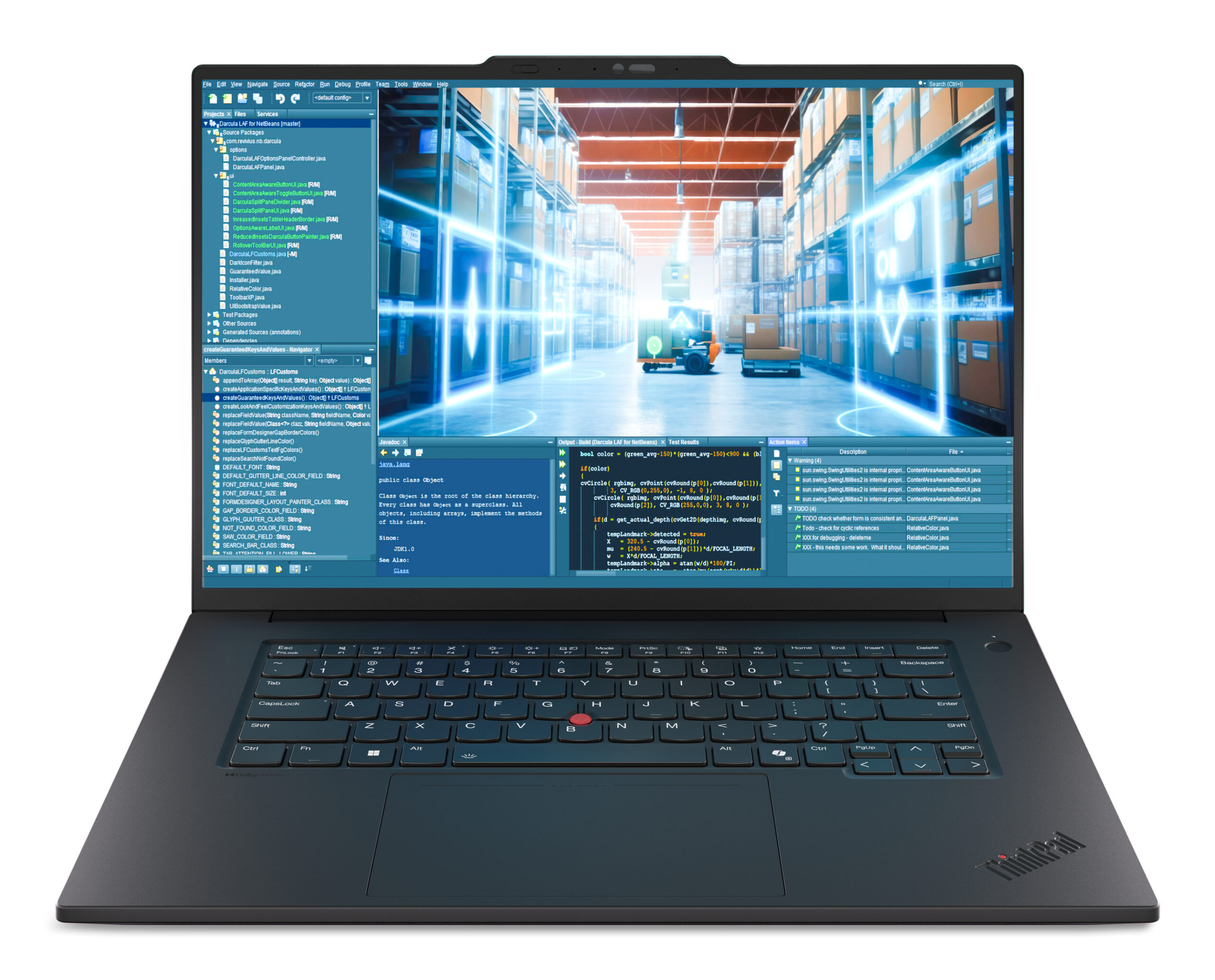 Lenovo ThinkPad T1g Gen 8 Intel Core Ultra 7 265H Laptop 40,6 cm (16") WQUXGA 32 GB LPDDR5x-SDRAM 1 TB SSD NVIDIA GeForce RTX 5070 Wi-Fi 7 (802.11be) Windows 11 Pro Engels Zwart
