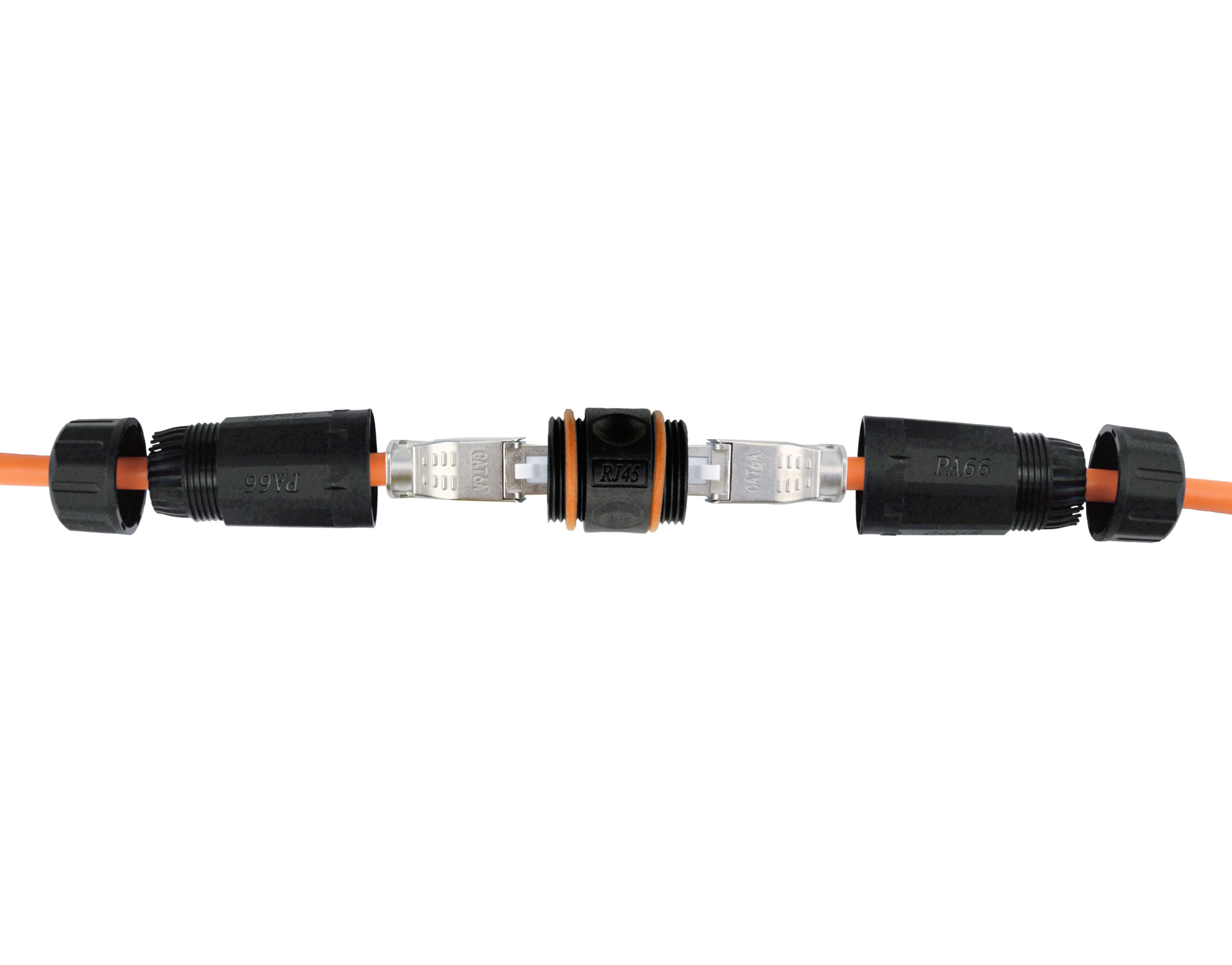 Equip 221162 tussenstuk voor kabels RJ-45 Zwart, Oranje - Afbeelding 11