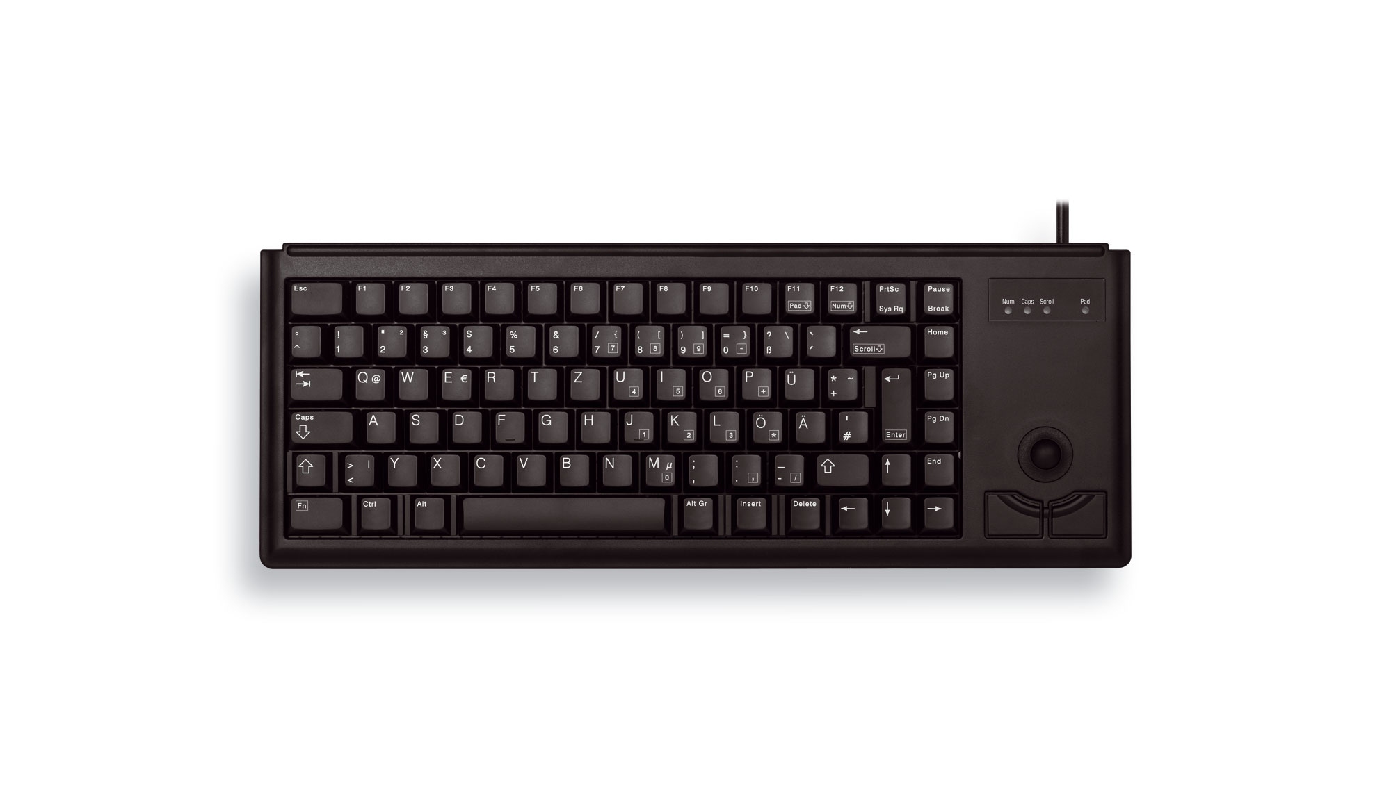 CHERRY G84-4400 toetsenbord Universeel USB QWERTZ Duits Zwart - Afbeelding 2