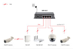 LevelOne GEP-0521 netwerk-switch Unmanaged Gigabit Ethernet (10/100/1000) Power over Ethernet (PoE) Grijs - Afbeelding 6