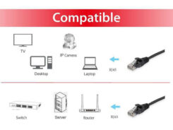 Equip 625459 netwerkkabel Zwart 20 m Cat6 U/UTP (UTP) - Afbeelding 4